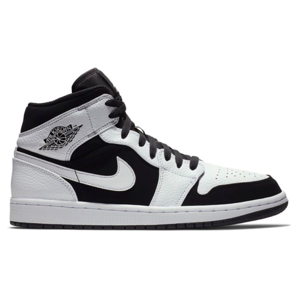 Nike Jordan 1 Retro Mid White Black 554724-113